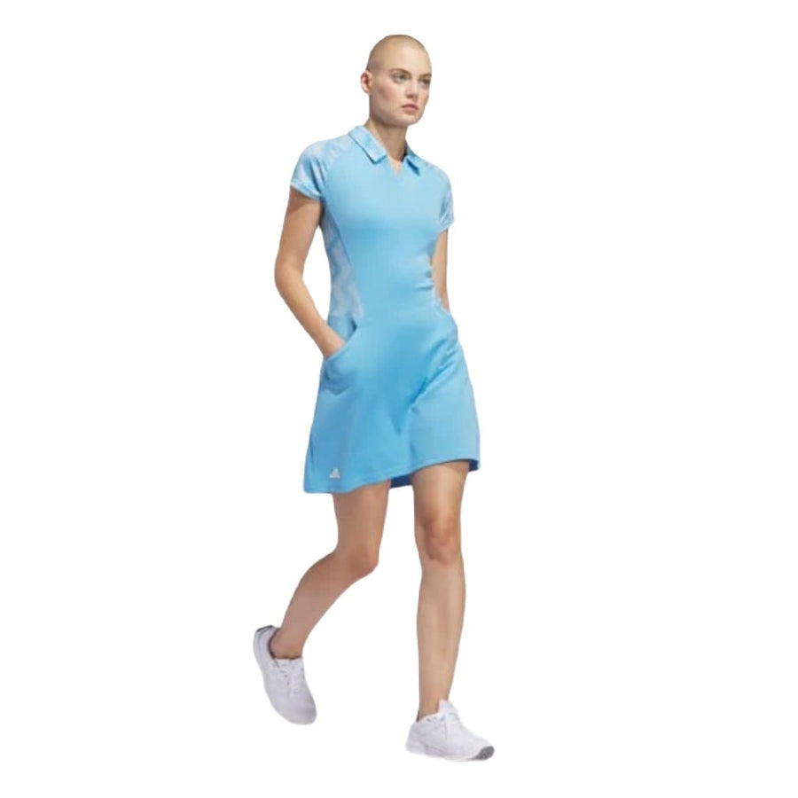 Adidas Ultimate365 Short Sleeve Dress - Blue