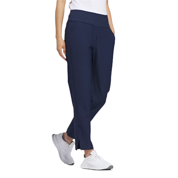 Adidas Ladies Ultimate365 Solid Ankle Pants - Blue