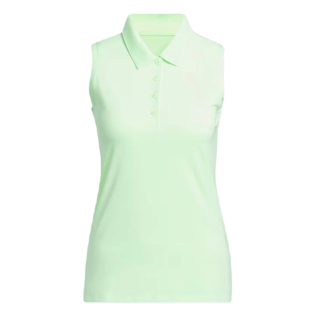 Adidas Ladies Ultimate365 Solid Sleeveless Polo Shirt