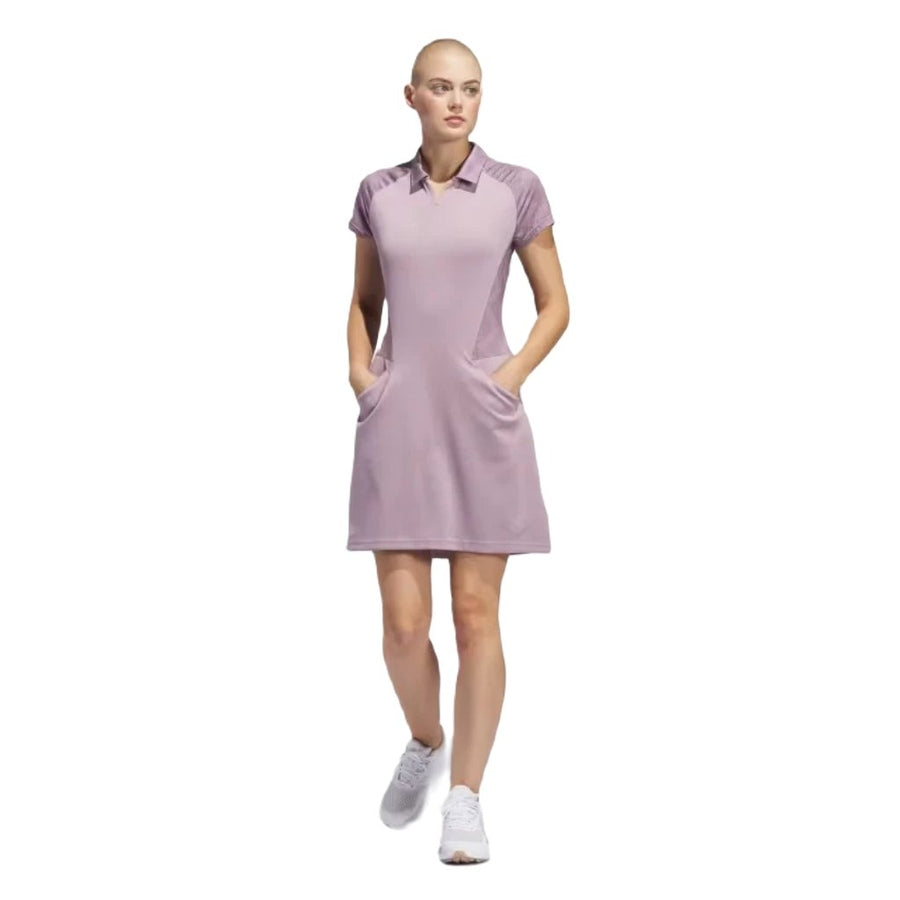 Adidas Ultimate365 Short Sleeve Dress - Purple