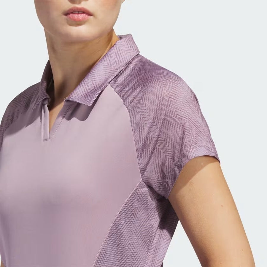 Adidas Ultimate365 Short Sleeve Dress - Purple