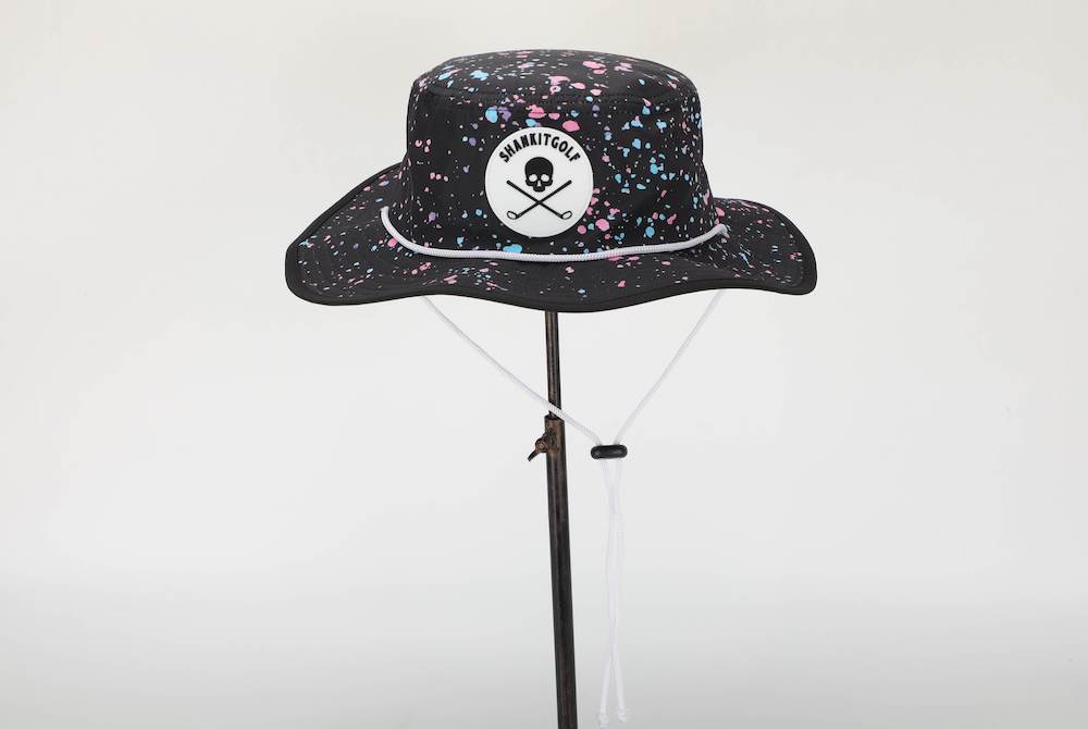 Black Paint Bucket Hat