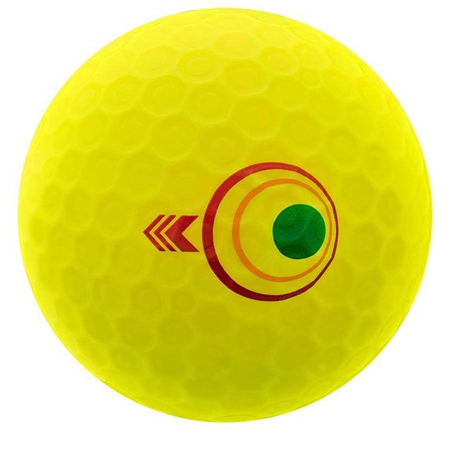 2 Dozen Bridgestone e12 Straight Yellow Golf Balls - Logo Overrun