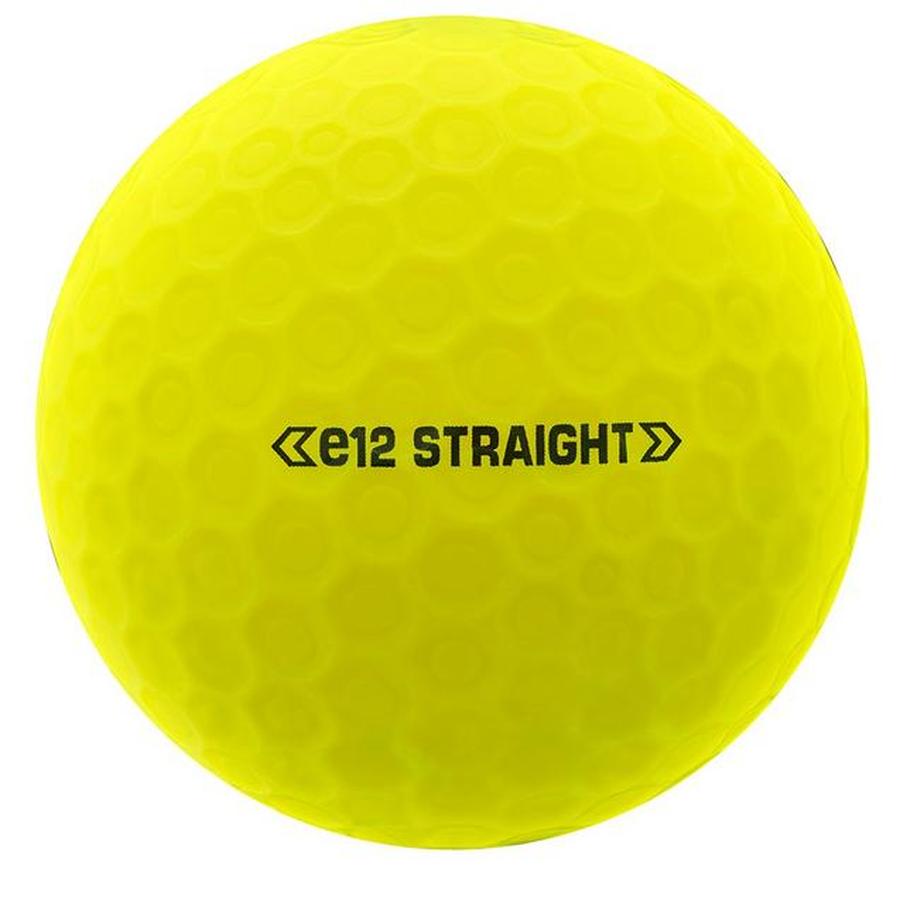 2 Dozen Bridgestone e12 Straight Yellow Golf Balls - Logo Overrun