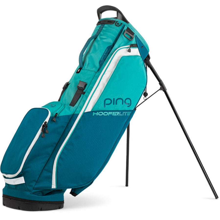 PING Hoofer Golf Bag Stand Bag 4 Way Divider Single Strap- popular Blue Lightweight