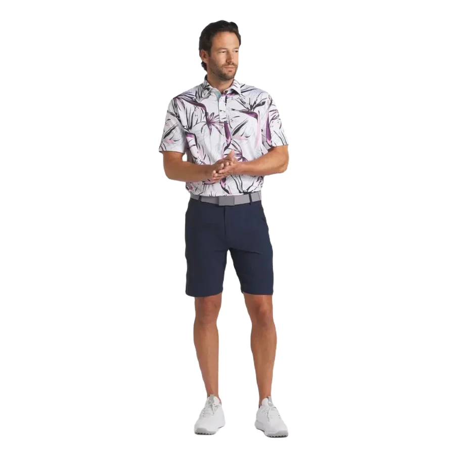 Puma MATTR Birds of Paradise Golf Polo - White