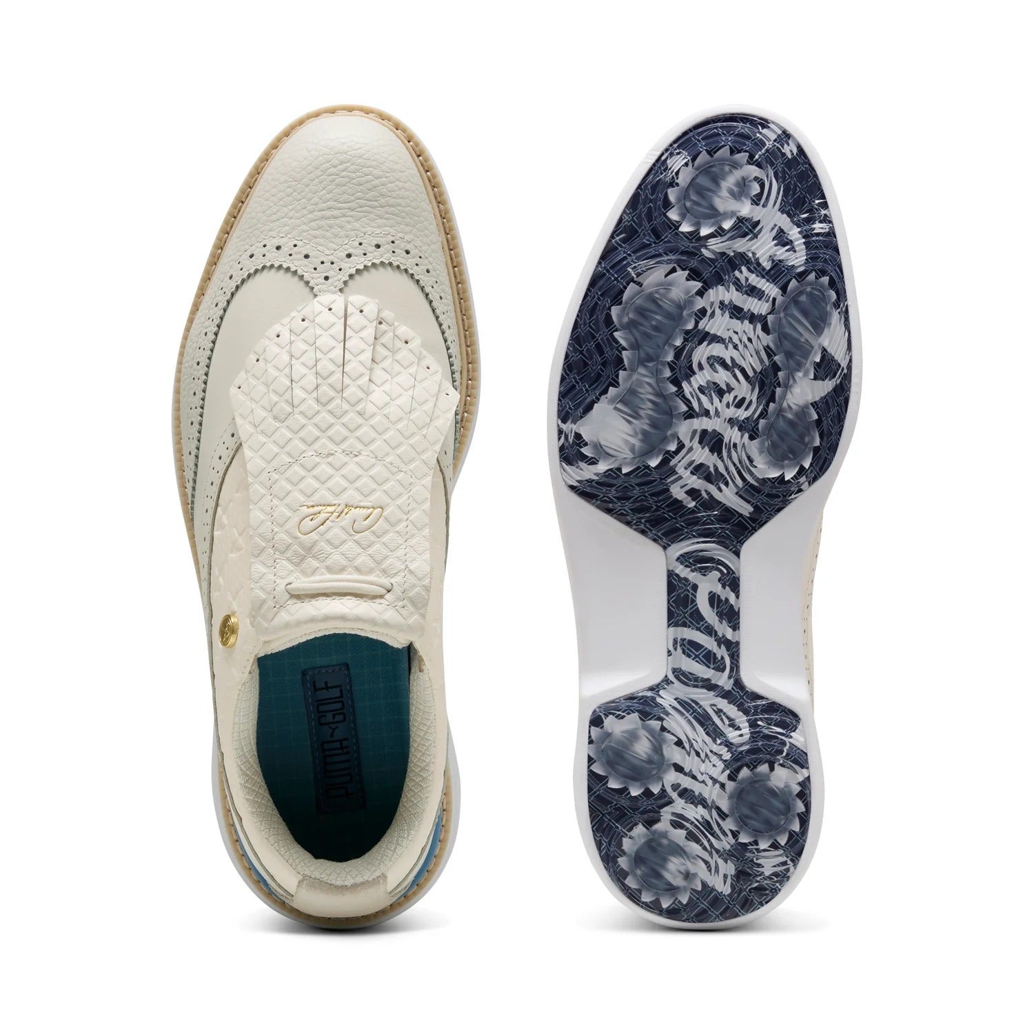 Puma Arnold Palmer Royale Wingtip Golf Shoes - White