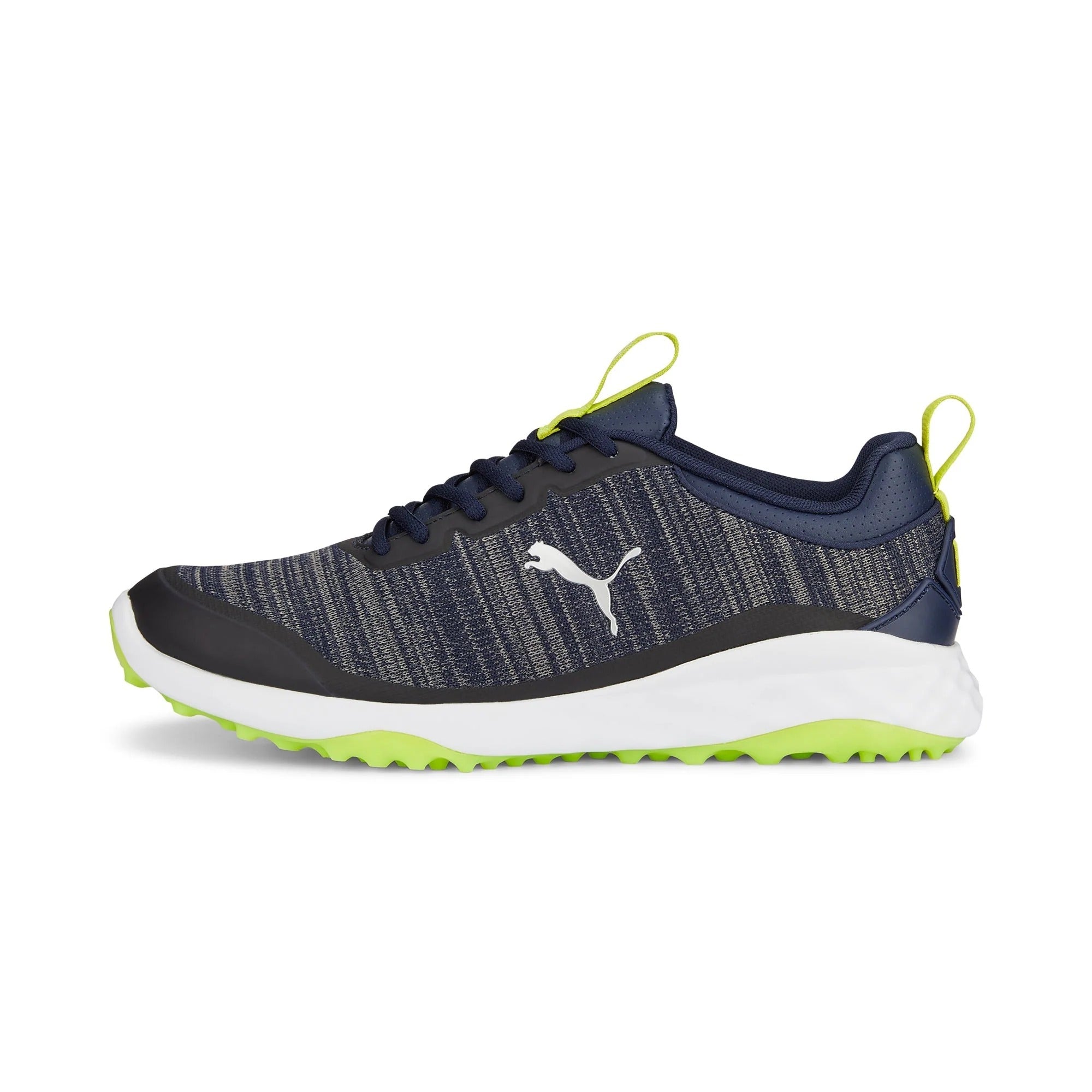 Puma FUSION PRO Spikeless Golf Shoes - Navy/Green