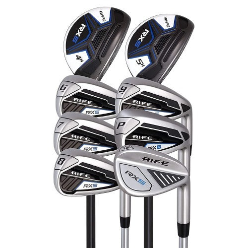 Rife Golf Hybrid Iron Set 4H, 5H, 6-PW, SW (8 Clubs)