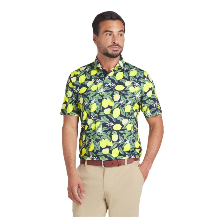 Puma AP Lemon Branch Golf Polo - Pink