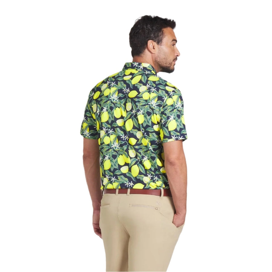 Puma AP Lemon Branch Golf Polo - Pink