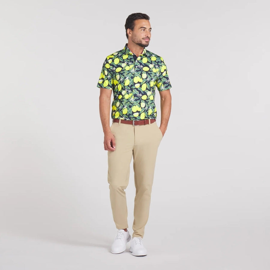 Puma AP Lemon Branch Golf Polo - Pink