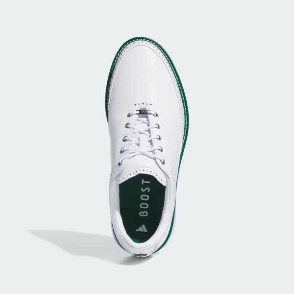 Adidas Unisex MC80 Spikeless Golf Shoes - White/Green