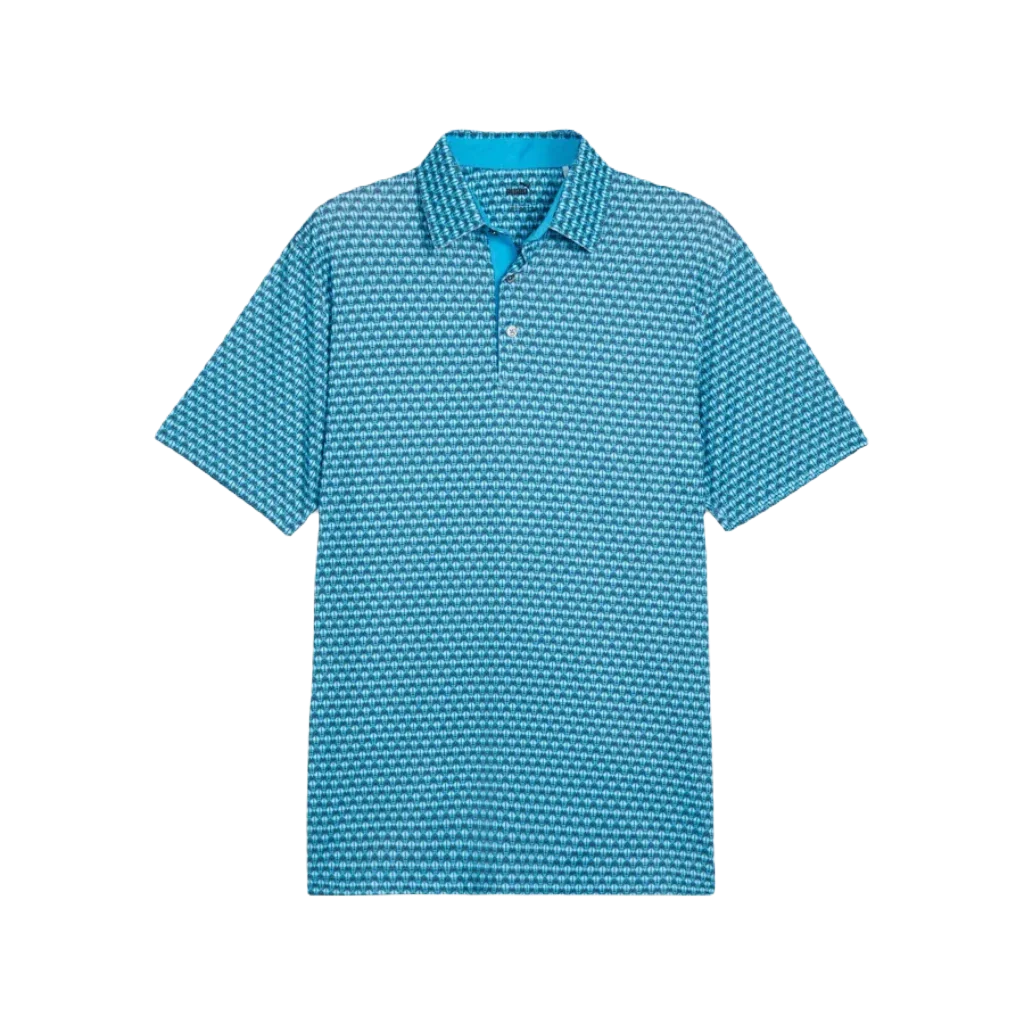 Puma MATTR Palm Deco Golf Polo - Blue