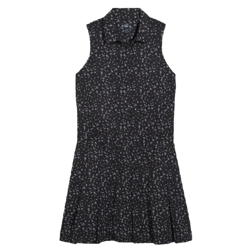 Puma Ladies Leopard Pleated Golf Dress