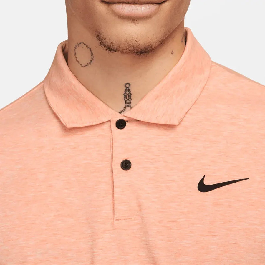 Nike Dri-FIT Tour Men's Solid Heather Golf Polo - Golf Course Logo