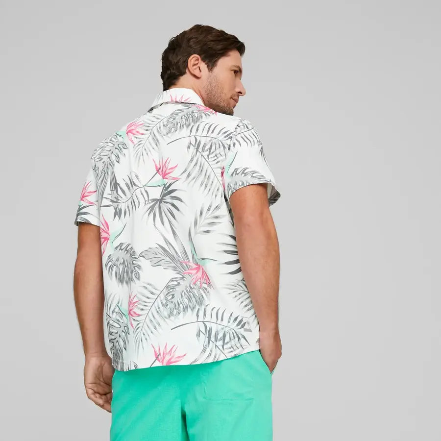 Puma golf button down sales