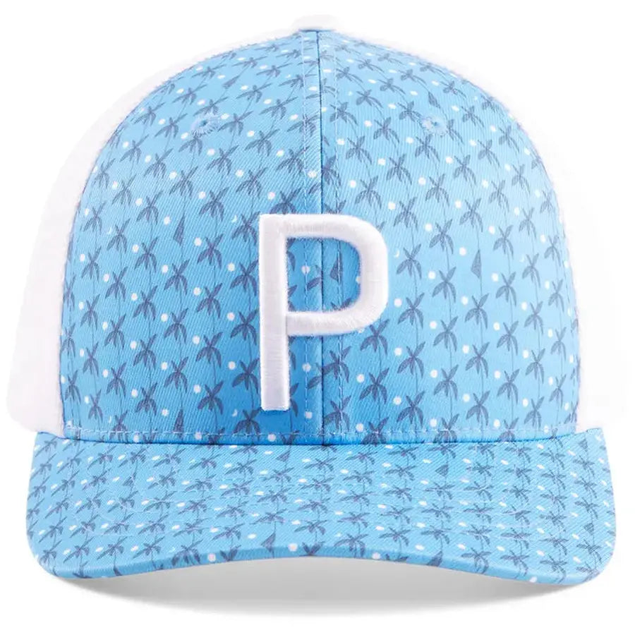 Puma Palms Trucker Cap - White/Blue