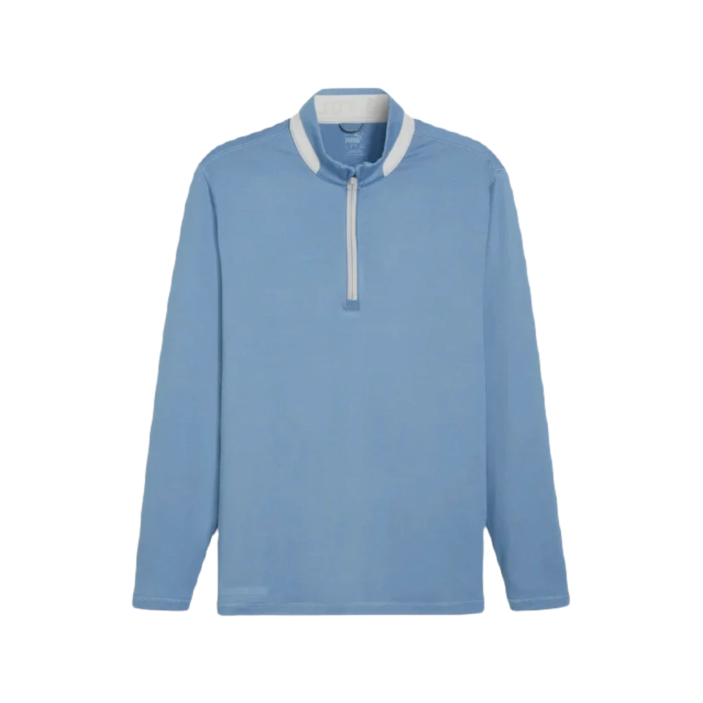 Puma Lightweight Golf 1/4 Zip - Blue