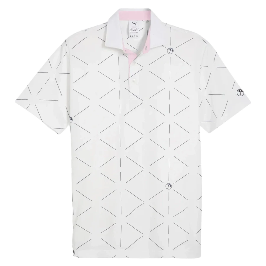 Puma AP Geo Golf Polo - White