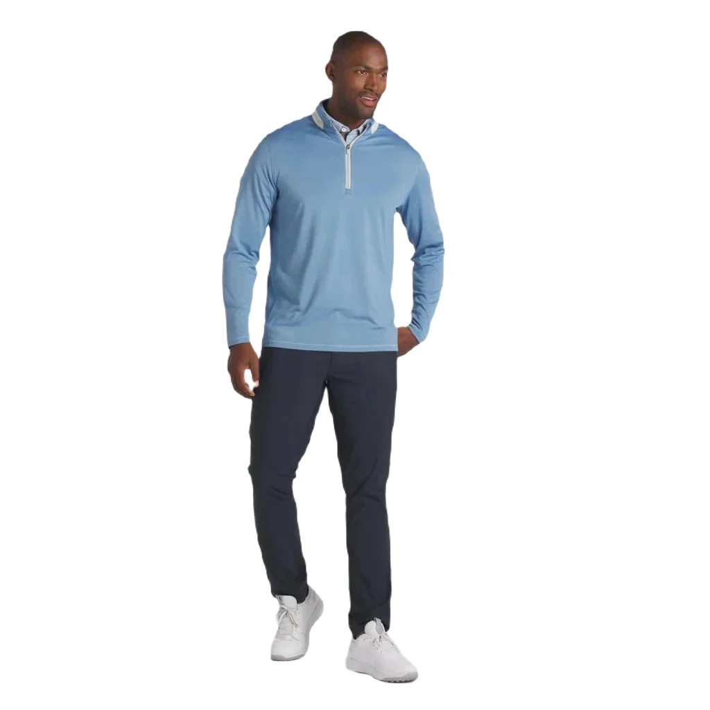 Puma Lightweight Golf 1/4 Zip - Blue