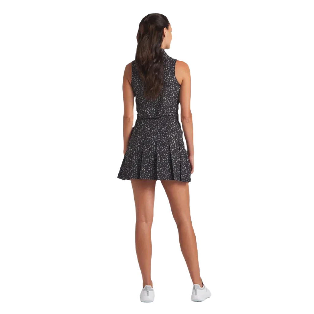 Puma Ladies Leopard Pleated Golf Dress