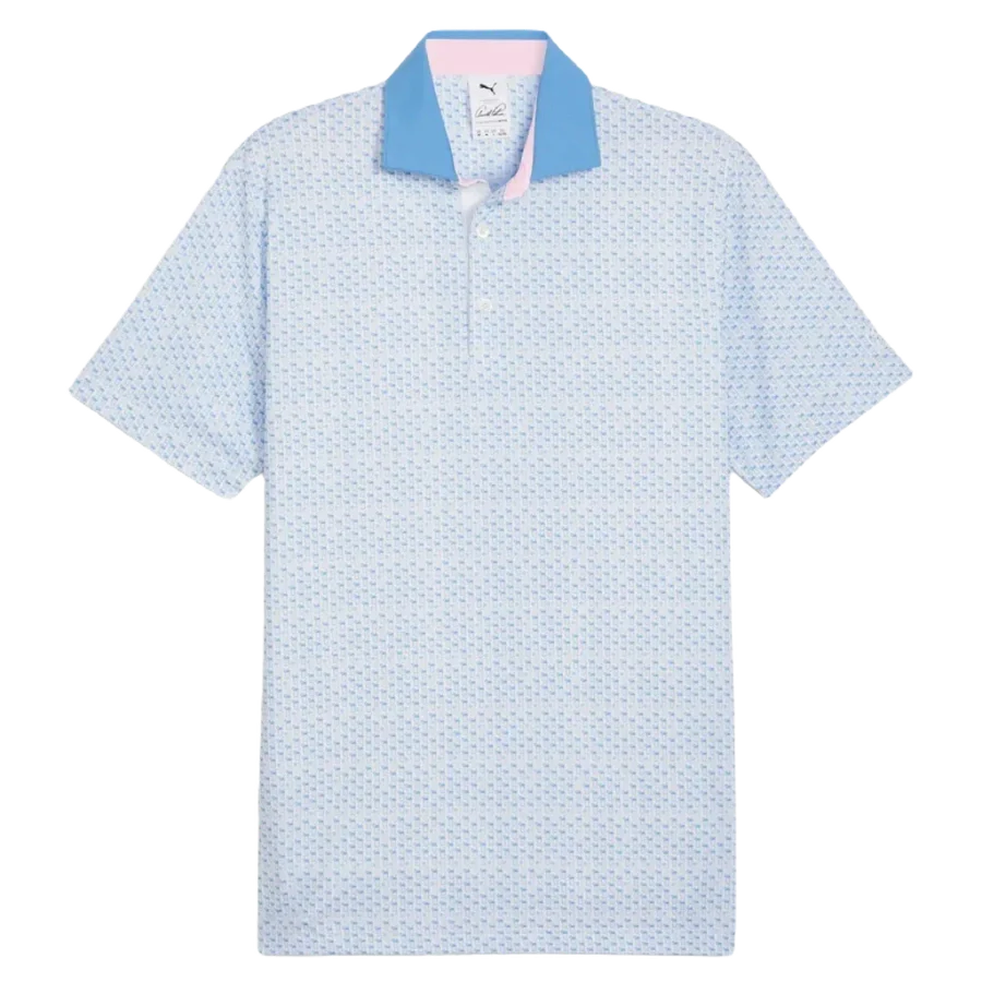 Puma AP MATTR Iced Tea Golf Polo - Blue