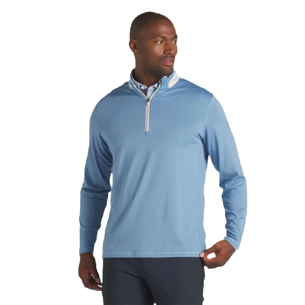 Puma Lightweight Golf 1/4 Zip - Blue