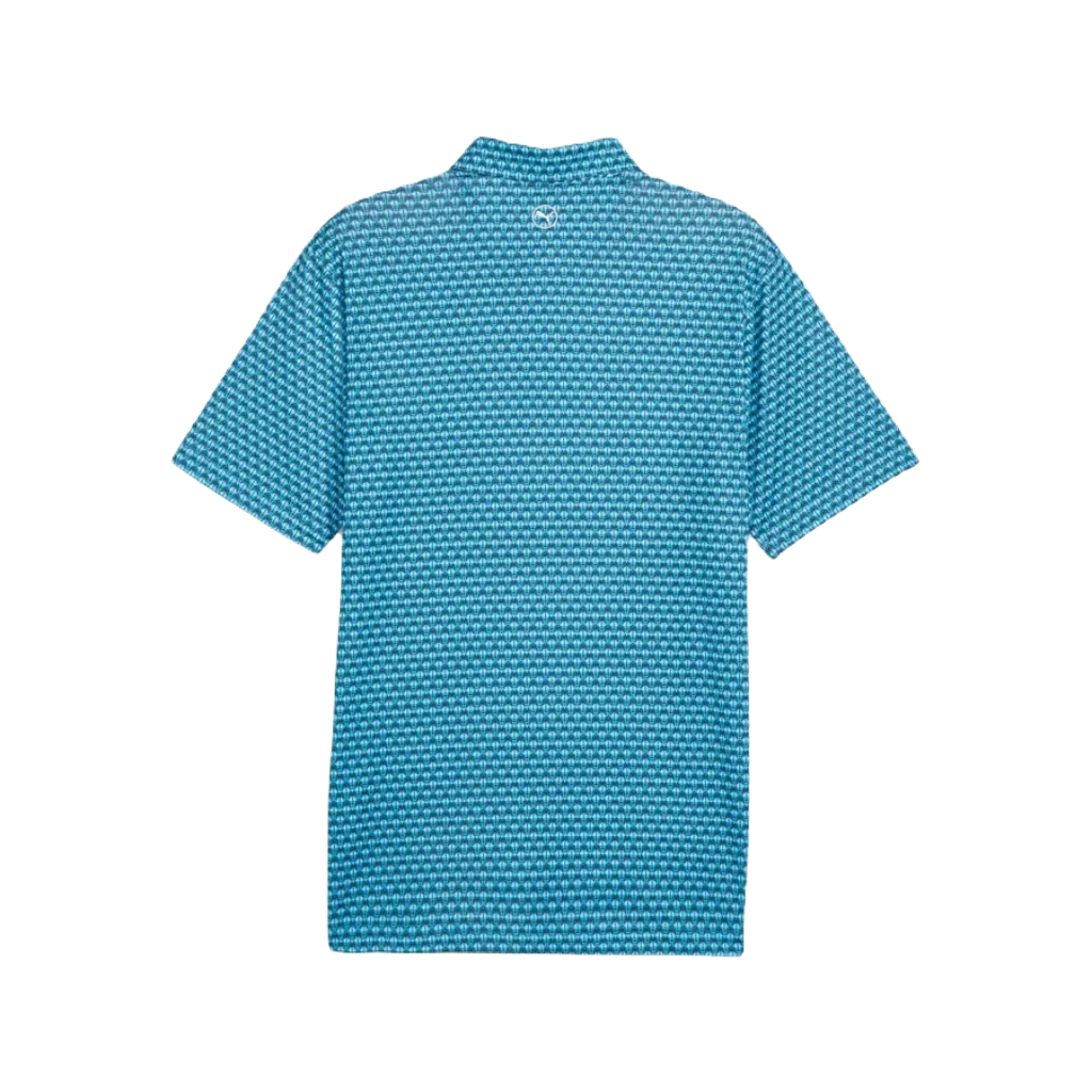 Puma MATTR Palm Deco Golf Polo - Blue