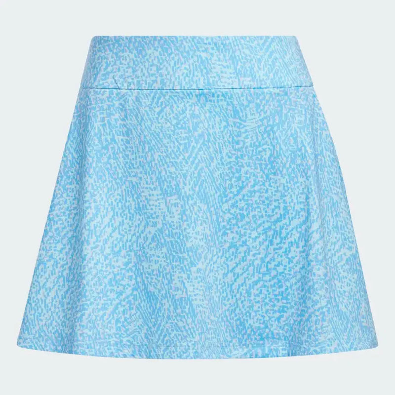 Adidas Printed Frill Golf Skirt - Blue