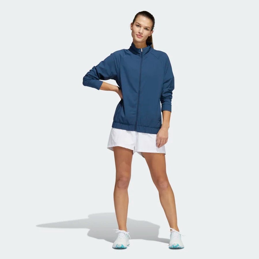 Adidas Ladies Essentials Full-Zip Jacket - Blue