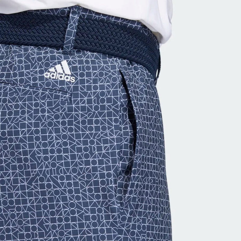 Adidas Abstract-Print Shorts - Blue