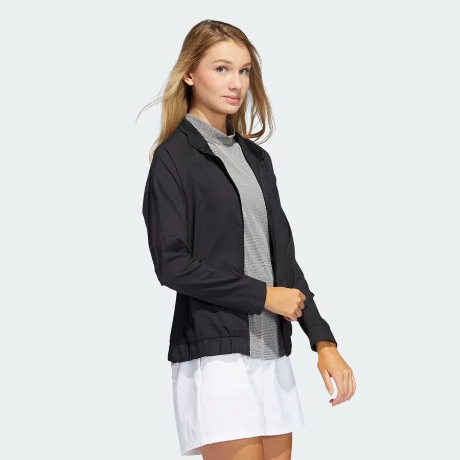 Adidas Ladies Essentials Full-Zip Jacket - Black