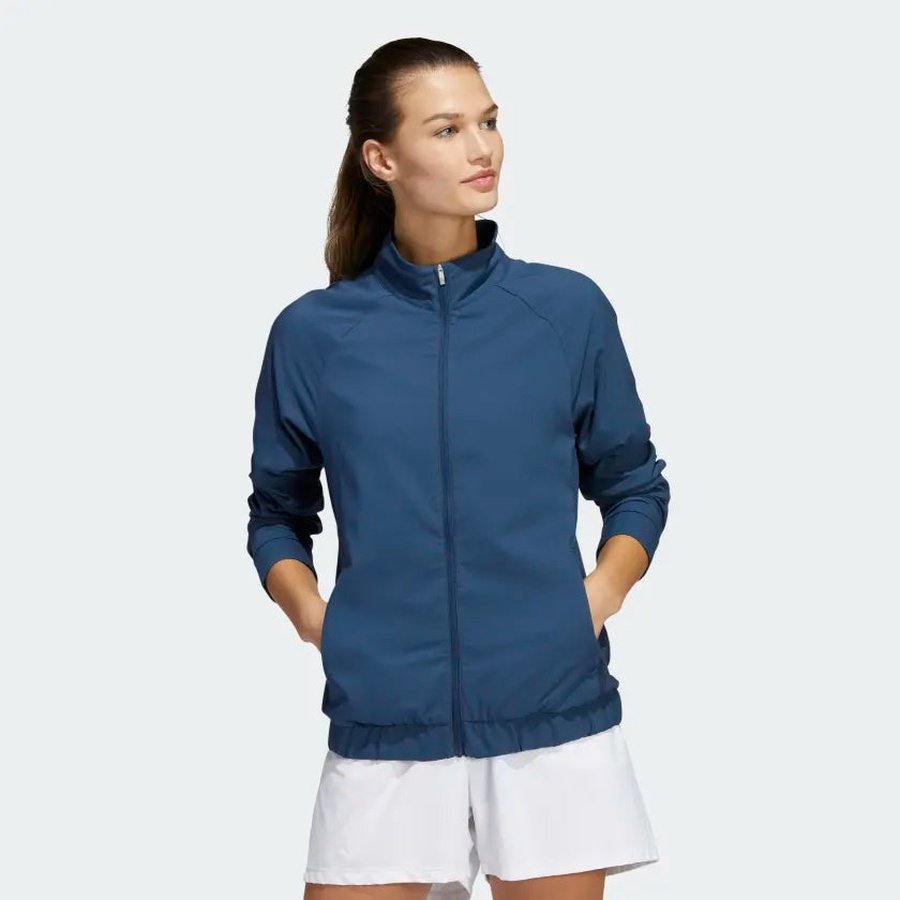 Adidas Ladies Essentials Full-Zip Jacket - Blue