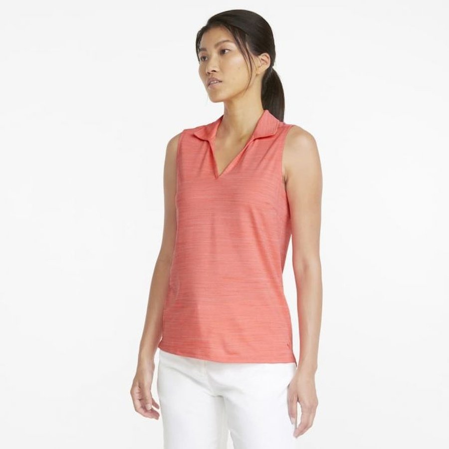 Puma Women's CLOUDSPUN Coast Sleeveless Golf Polo