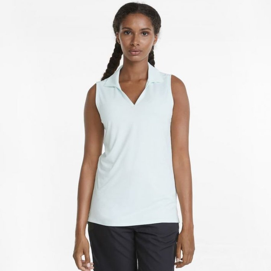 Puma Women's CLOUDSPUN Coast Sleeveless Golf Polo