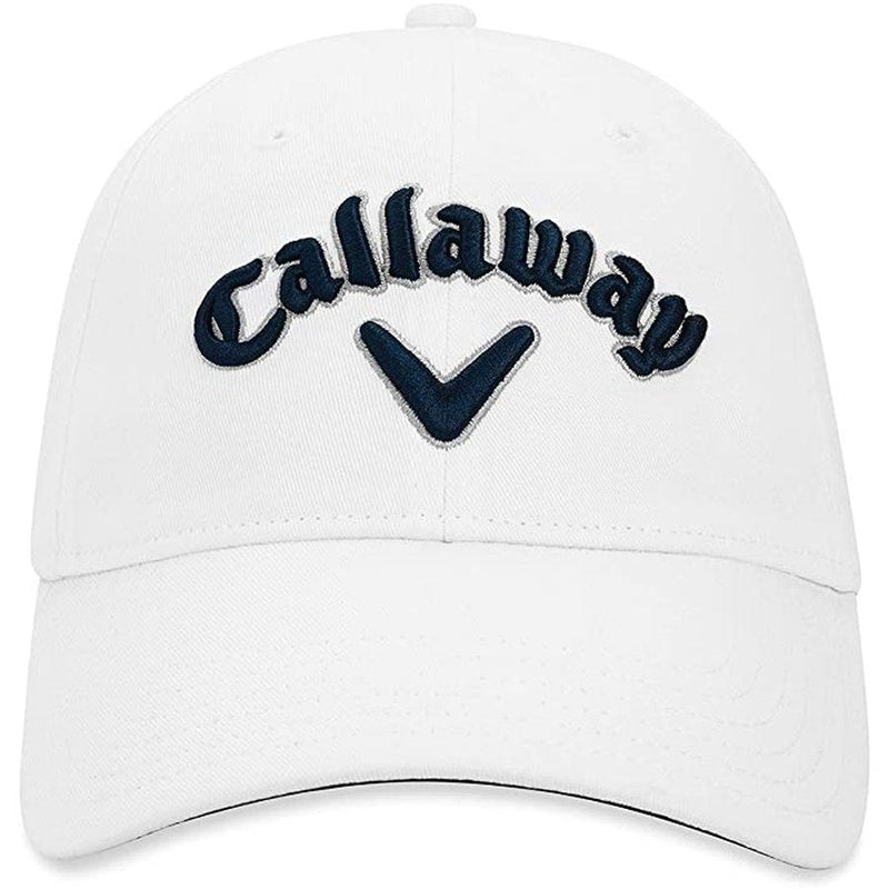 Callaway Heritage Twill 2019 Adjustable Golf Hat - White