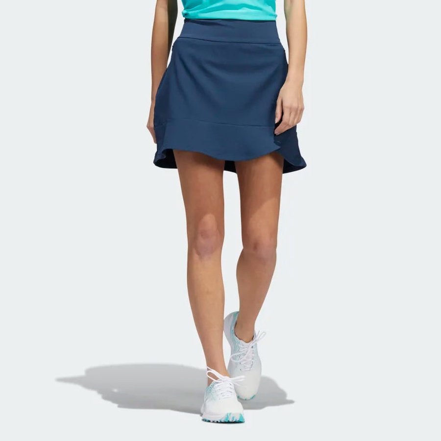 Adidas Ladies Frill Skort - Navy