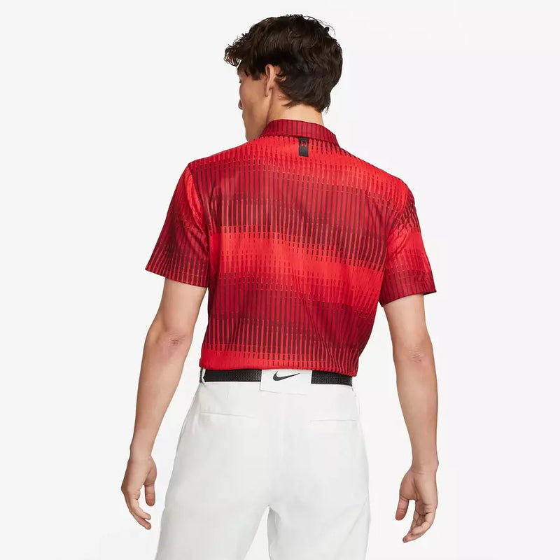 Nike Dri-FIT ADV Tiger Woods Print Golf Polo - Red