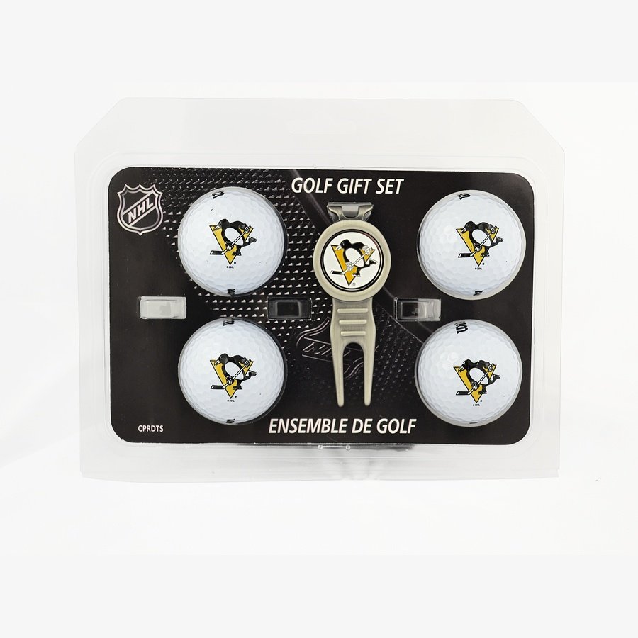 NHL Four Golf Balls & Divot Tool Set