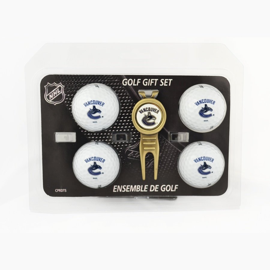 NHL Four Golf Balls & Divot Tool Set