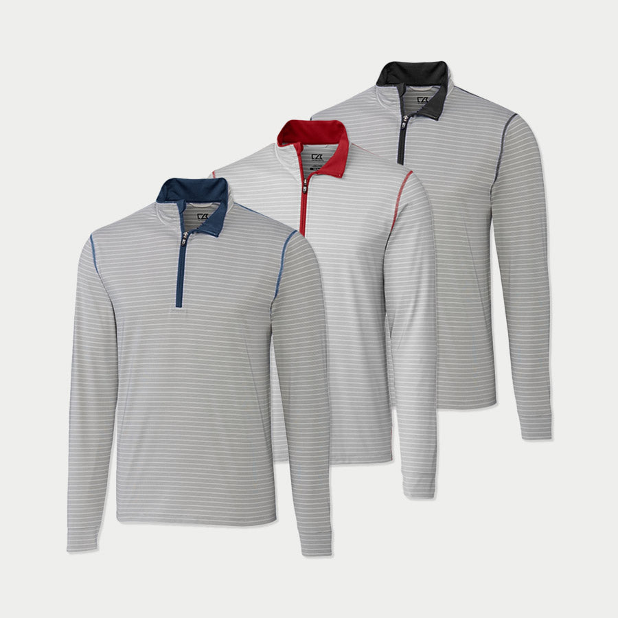 Cutter & Buck Mens Meridian Half-Zip