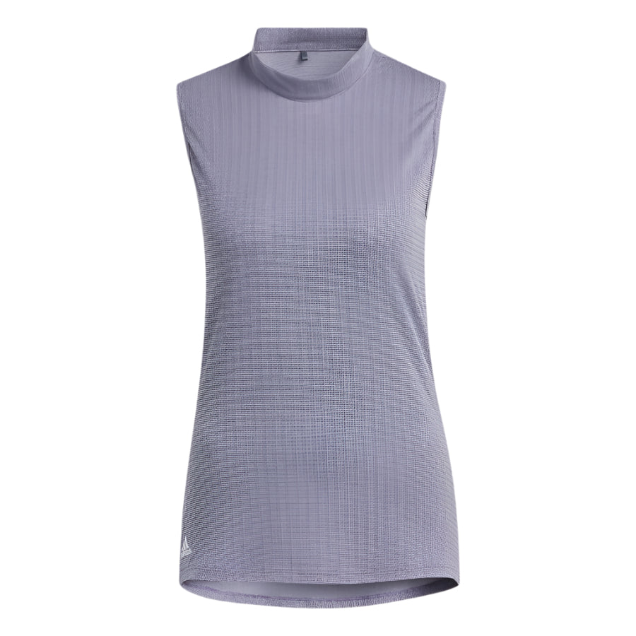Adidas Essentials Mock Neck Sleeveless Polo Shirt