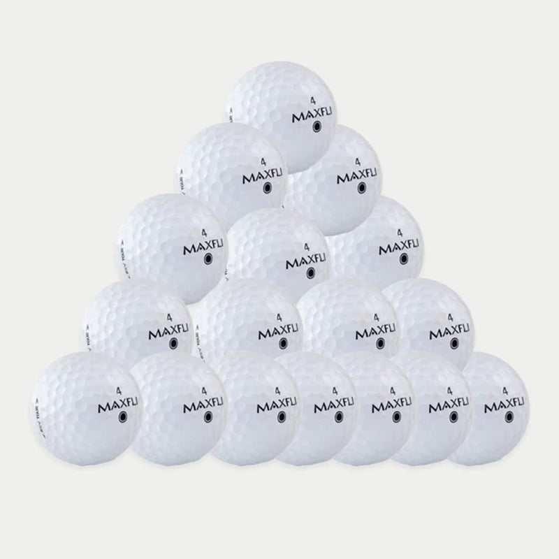 60 Maxfli Mix White Golf Balls - Recycled