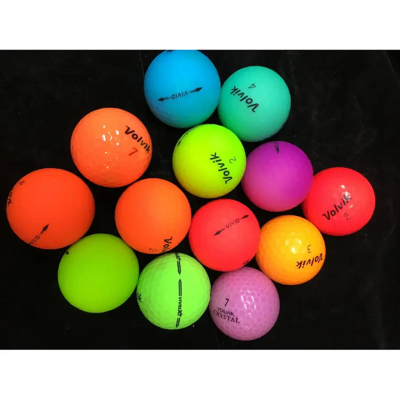 60 Volvik Mixed Colour Golf Balls - Recycled