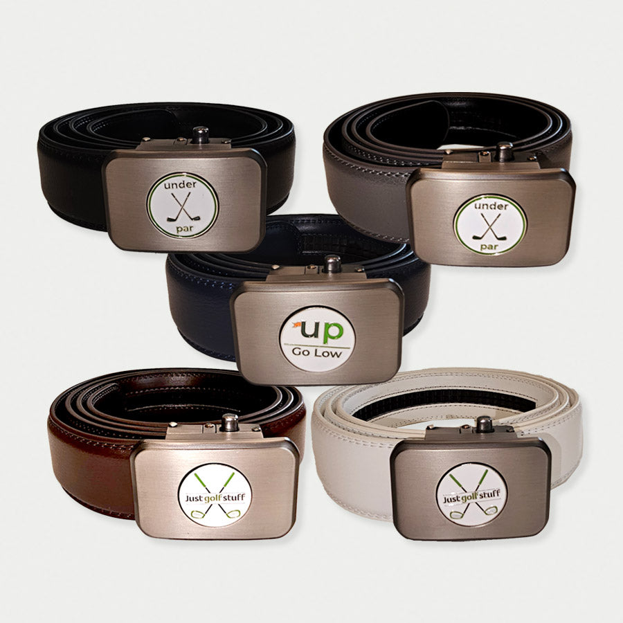 Underpar 2023 Tour Golf Belt w/ 3 Ball Markers