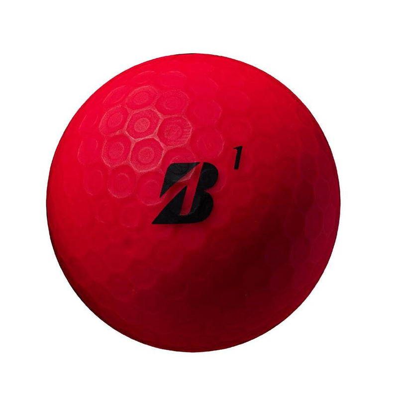 36 Bridgestone E12 Pristine Contact Matte Red Golf Balls - Recycled