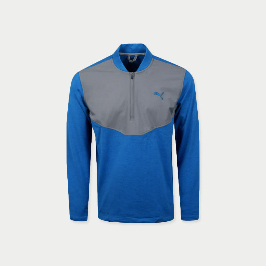 Puma Men's CLOUDSPUN Stlth 1/4 Zip Star Sapphire Heather