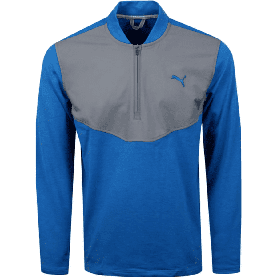 Puma Men's CLOUDSPUN Stlth 1/4 Zip Star Sapphire Heather