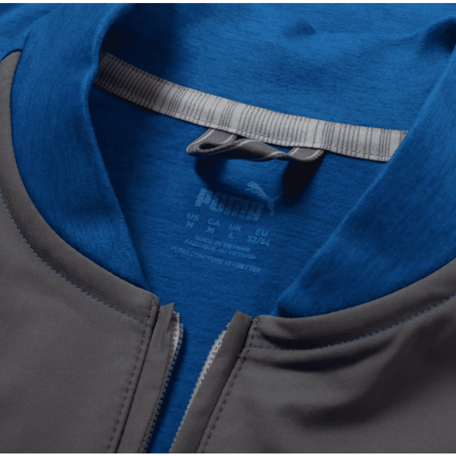 Puma Men's CLOUDSPUN Stlth 1/4 Zip Star Sapphire Heather